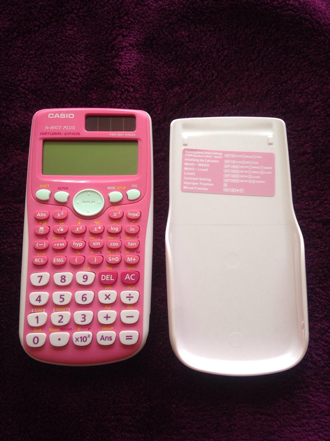 Casio Calculator Fx 85GT PLUS Pink In S71 Barnsley For 3 00 For Sale