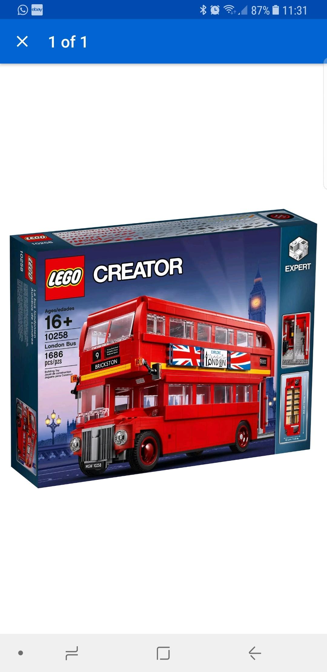 Lego Creator Expert London Bus In Rm London Borough Of Havering