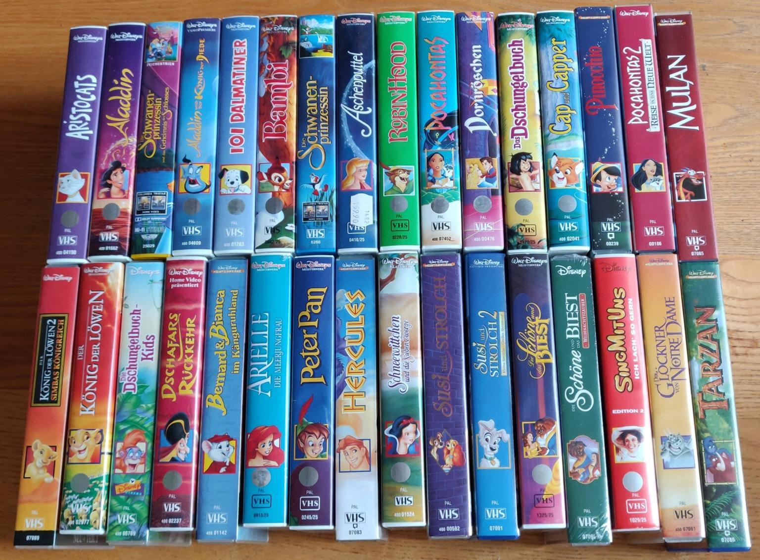 St Ck Disney Vhs Videokassetten In Innsbruck F R Zum