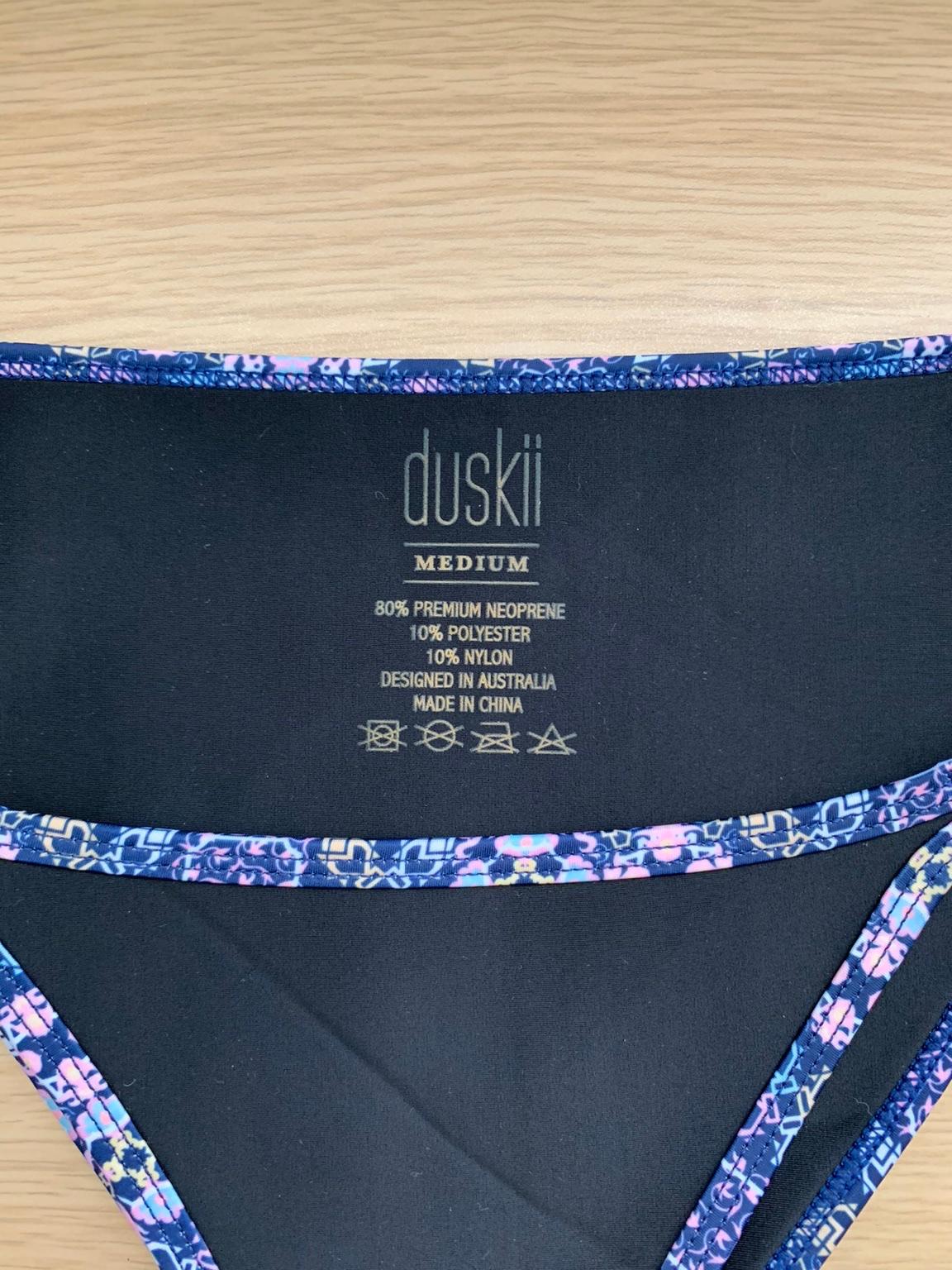 Duskii Neoprene Swimwear Bikini Set Black Pri In Bs Ashton F R