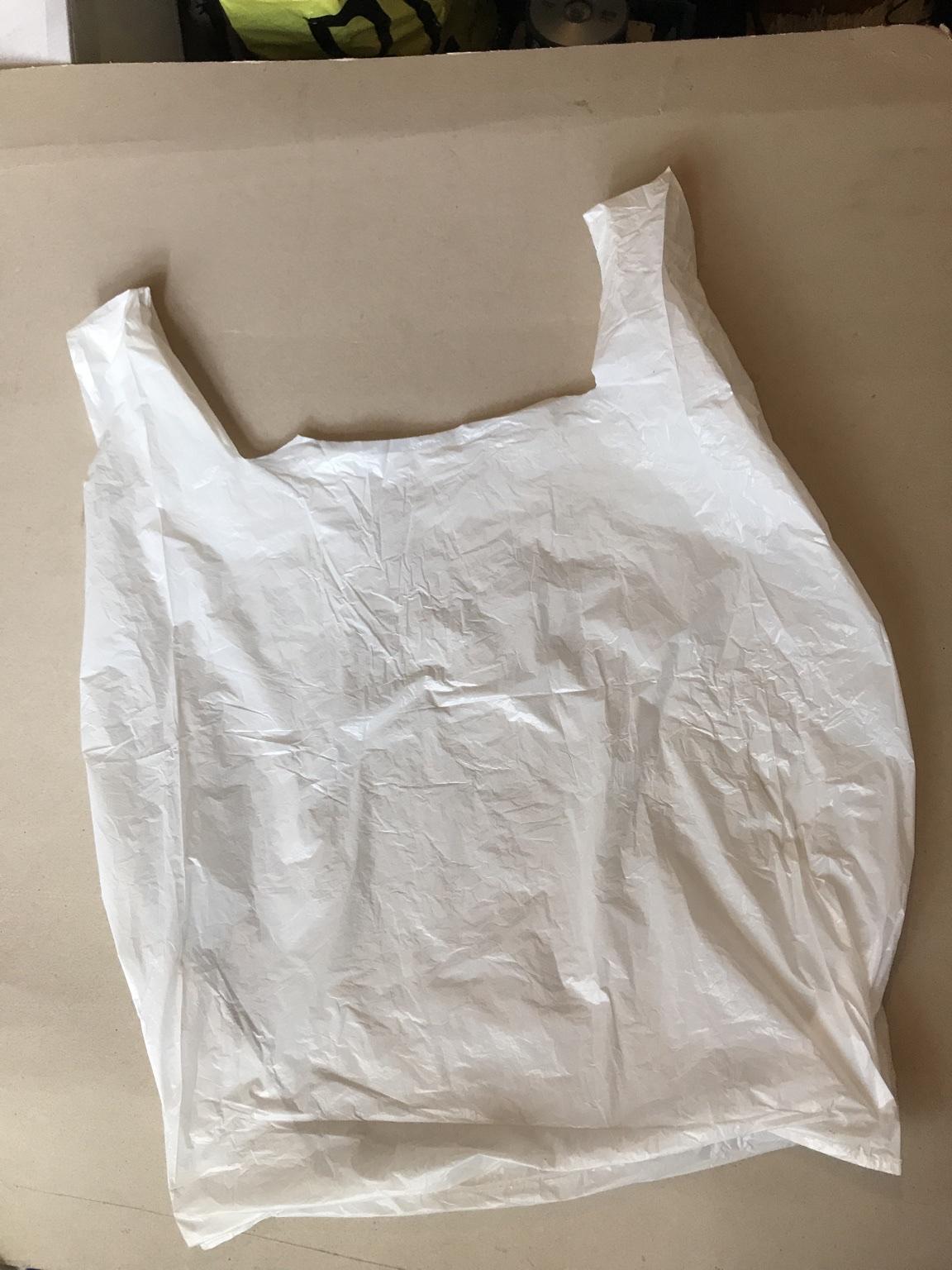 White Hi Tensile Jumbo Vest Carriers Bags In B Sandwell F R