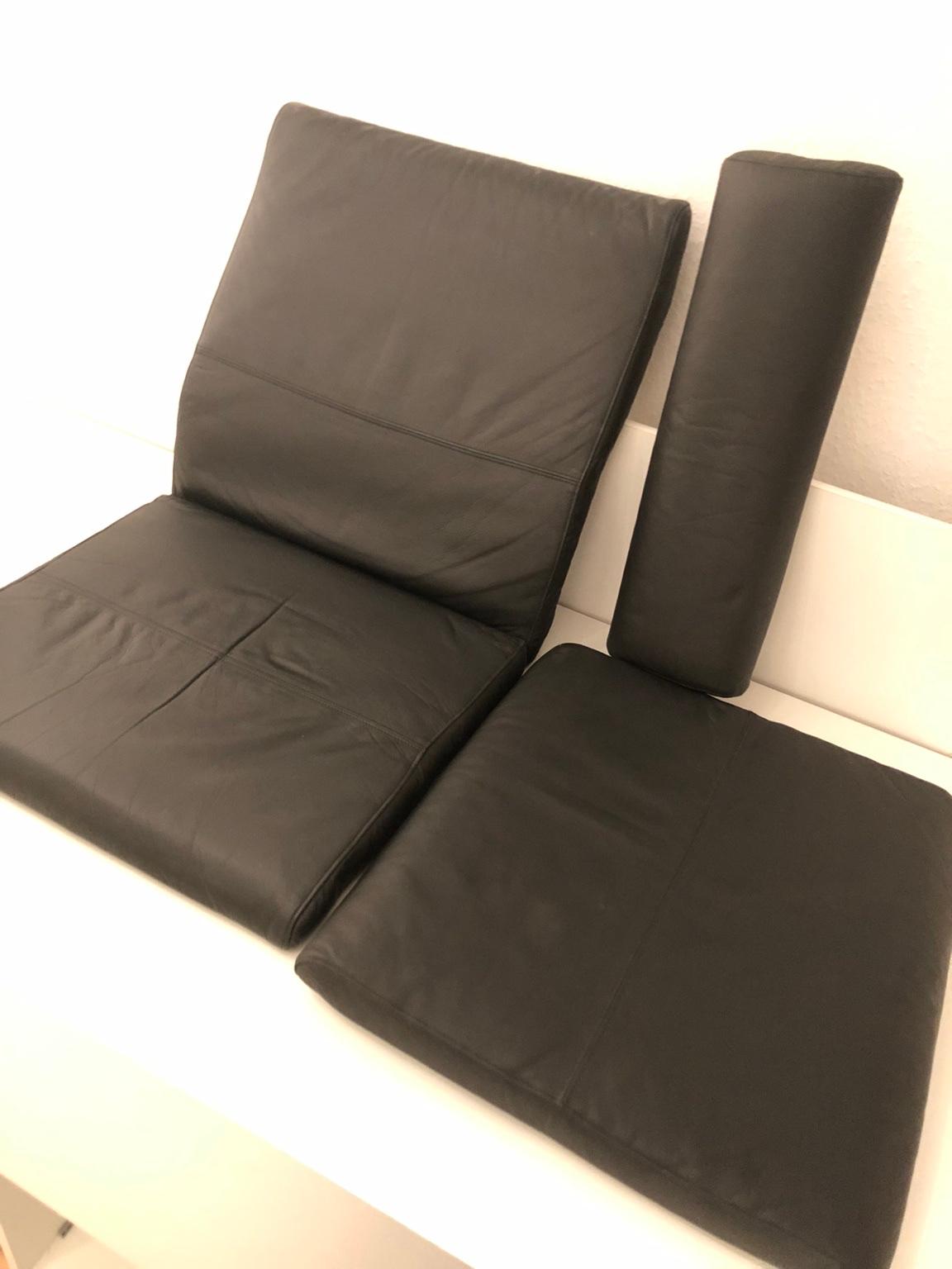 Ikea Po Ng Sessel Polster Leder Schwarz In Krefeld F R