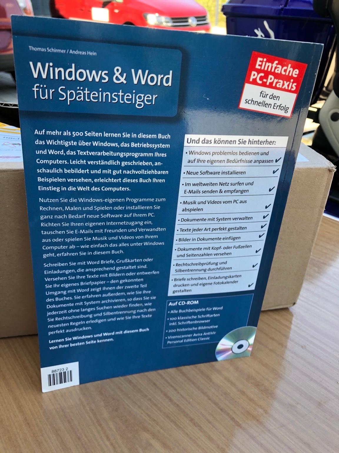 Buch Windows Word für Späteinsteiger in 85232 Unterbachern for 2