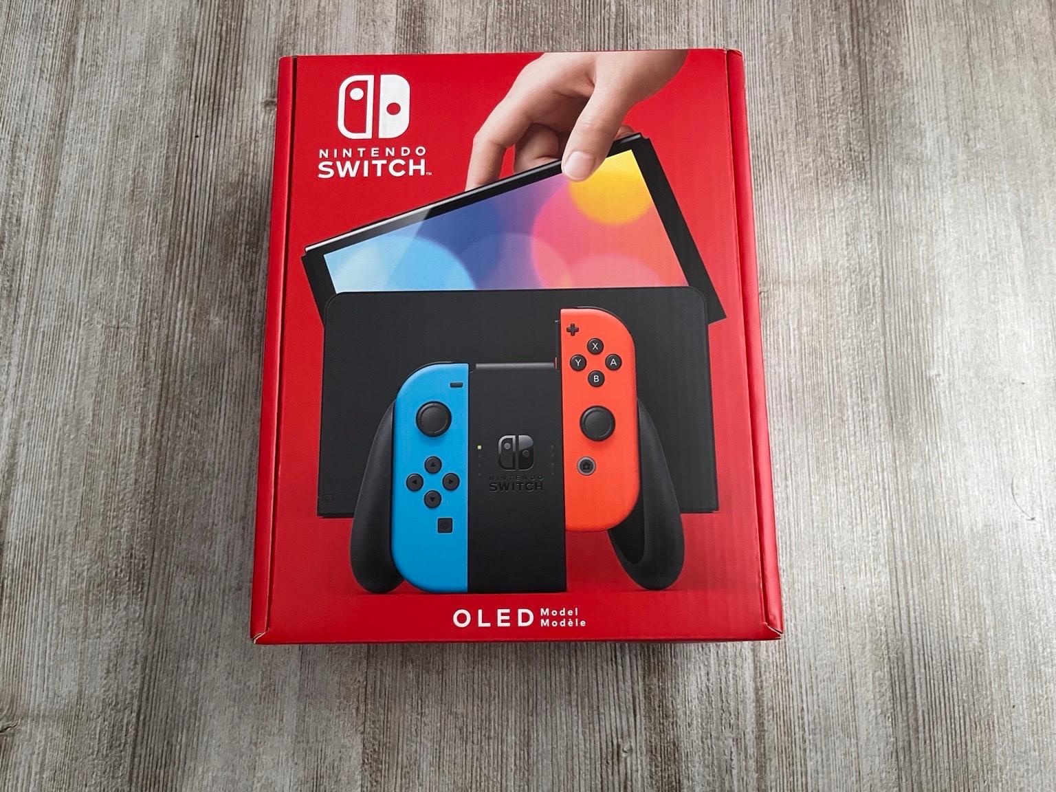 Nintendo Switch Oled Konsole Rot Blau In R Dermark F R