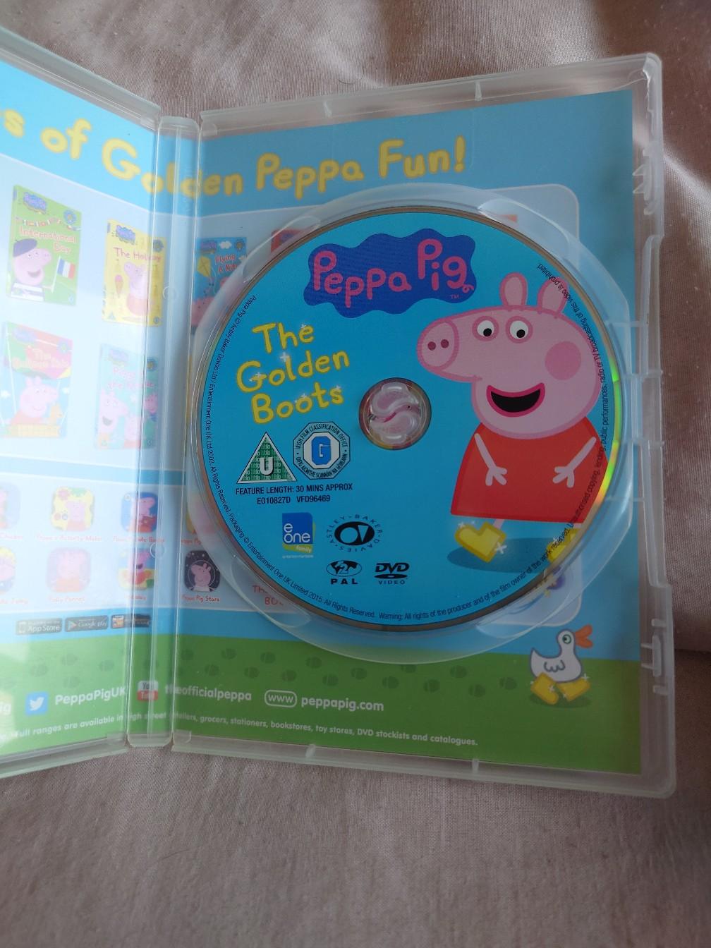 Peppa pig the golden boots DVD in LE11 Charnwood für 1 00 zum