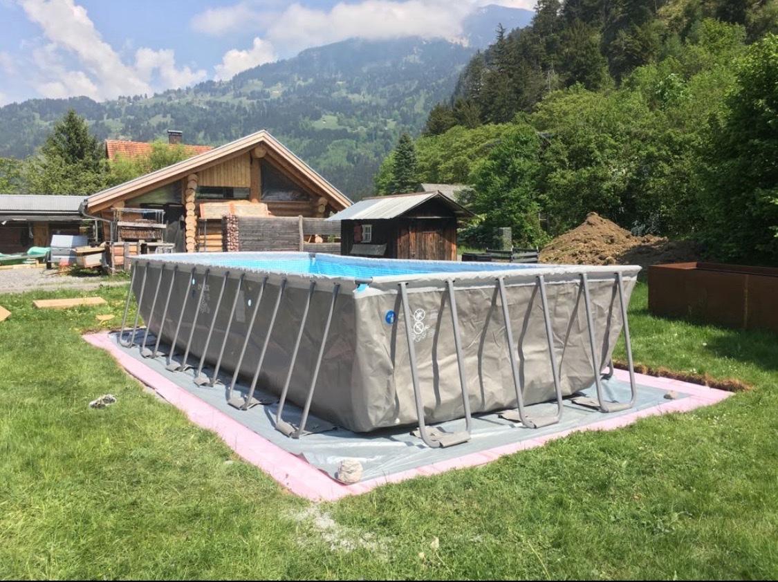 Intex Frame Swimmingpool in 6713 Gemeinde Ludesch für 300 00 zum