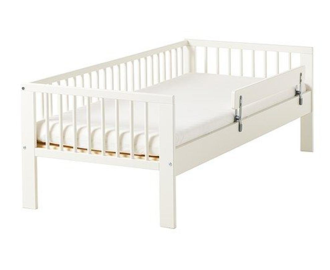 Кровать детская 160 70 с бортиком белая