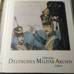 Verkaufe 5 bände "deutsches militär archiv."" Sehr edel .Zustand wie neu.