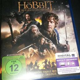 Verkaufe hier den Film der Hobbit Die Schlacht der fünf Heere als blu-ray. 
Habe den Film einmal geguckt, ist sehr gut. 
Versand ist auch möglich.