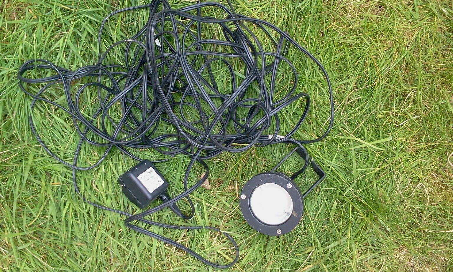 Micromark electric blue diode LED floodlight in LL18 Rhyl for £8.00 for