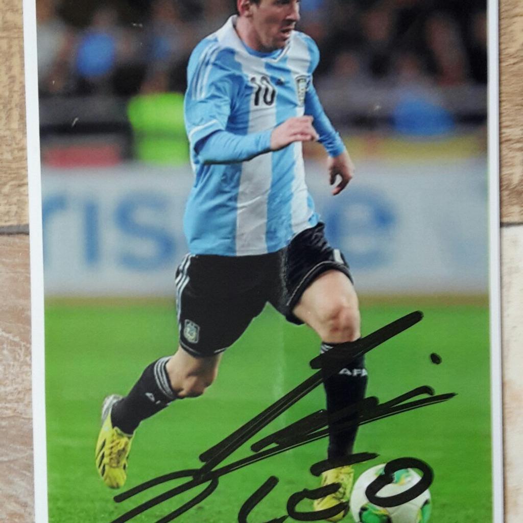 Leo Messi Autogramm in 56244 Sessenhausen für € 30,00 zum Verkauf Shpock AT