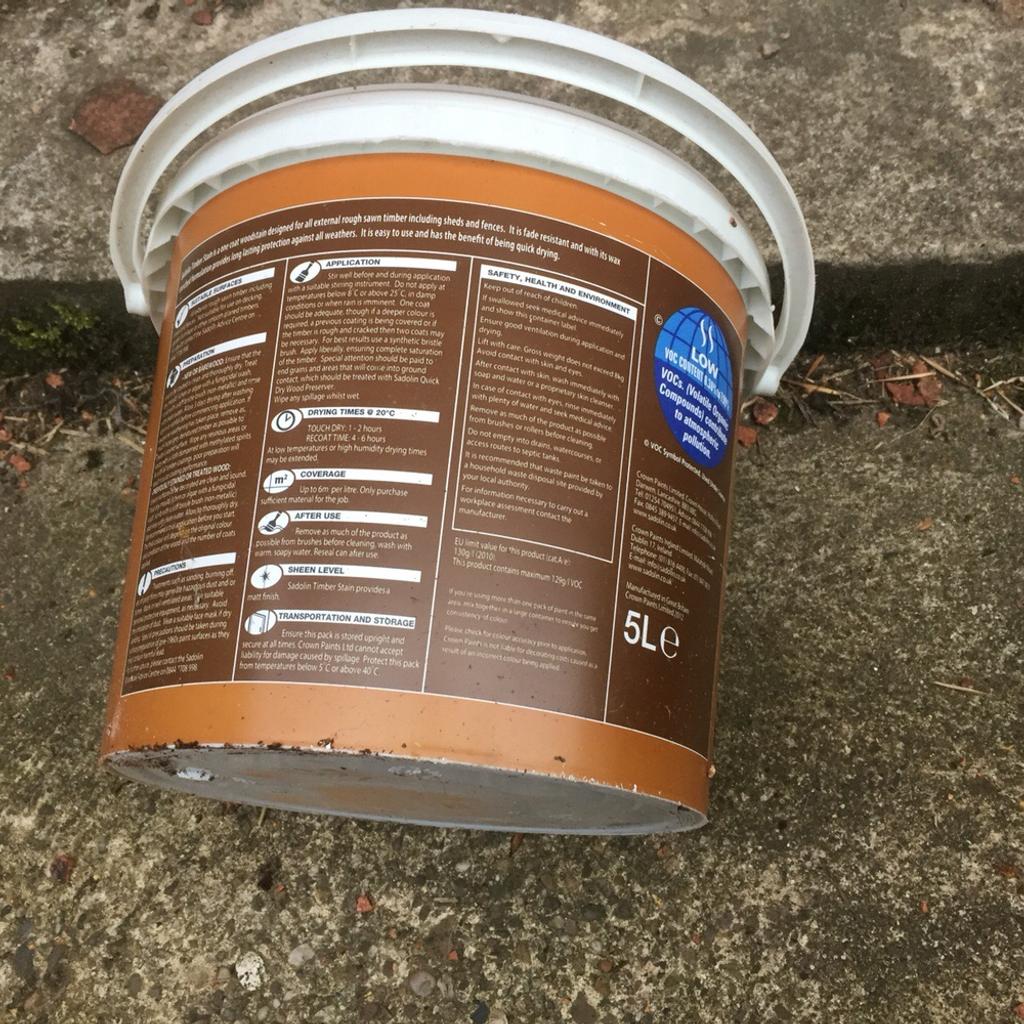 Sadolin fence paint in NG18 Mansfield for £15.00 for sale Shpock