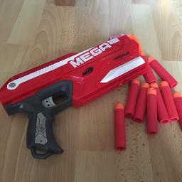 Mega nerf gun with 10 bullets