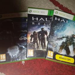 3 halo games for xbox 360 excellent condition