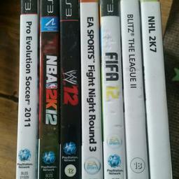 All these ps3 games free for collection. Were accidently left outside and have been rained on. But discs are fine. Welcome to see working.