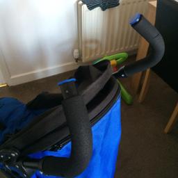 Blue Chicco buggy good condition, foam slightly moved down on the left handle