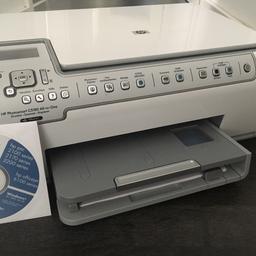 HP Photosmart C5180 Drucker-Scanner-Kopierer inkl. Treibersoftware, Kabel
funktionsfähig
ohne Druckerpatronen