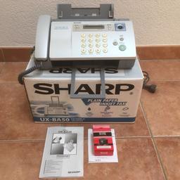Kombigerät , bestehend aus Fax und Telefon und Kopierer,
Sharp UX BA50 gebraucht, inklusive neur Patrone
#letitshpock