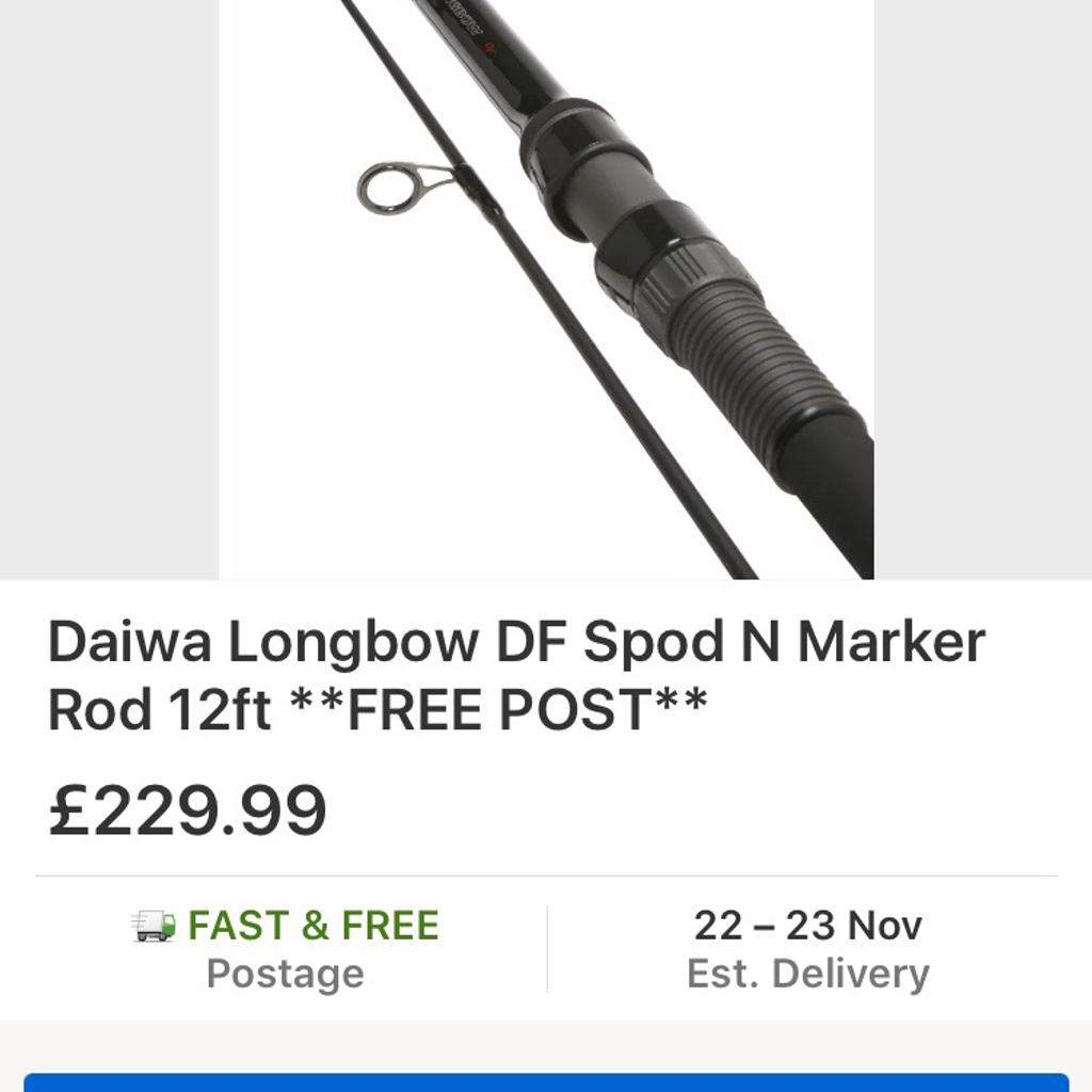 Daiwa Longbow DF spod and marker rod in London for £125.00 for