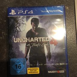 Verkaufe hier Uncharted 4, wie auf den Bildern zu sehen ist es original verpackt.