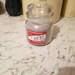 Yankee candles brand new never used candy cane forest
