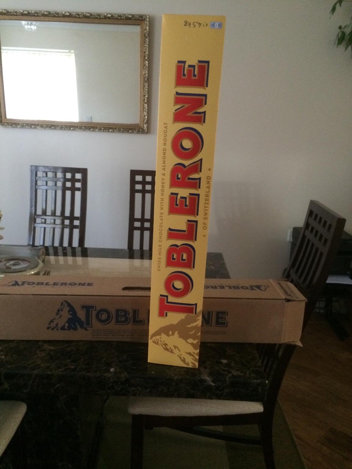 Giant Toblerone 4.5KG Bar in MK4 Westcroft for £70.00 for sale Shpock
