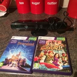 Kinect & 2 games, only used once.
Collection only