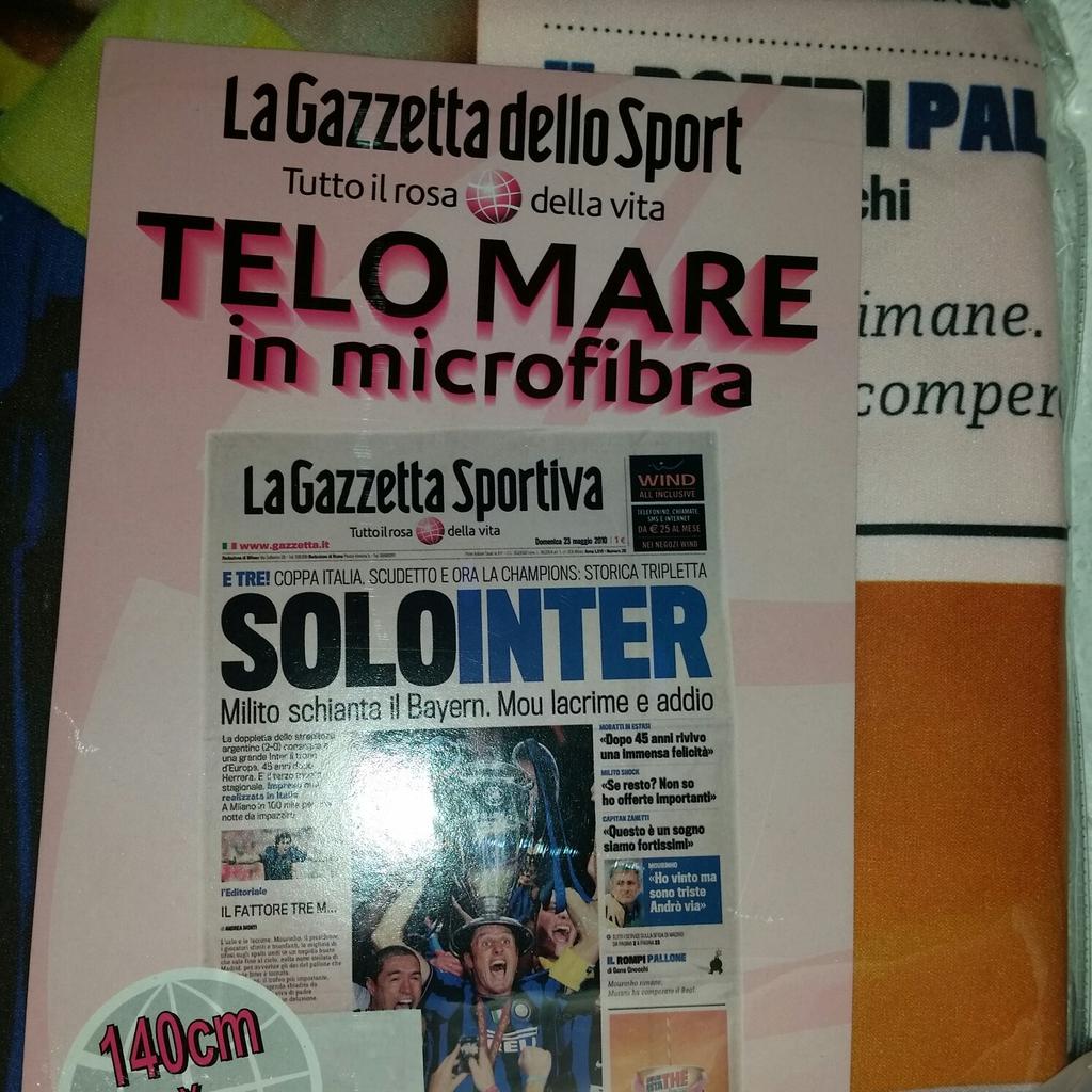 Telo Mare SOLO INTER Coppa dei Campioni in 20135 Milano für € 25,00 zum  Verkauf