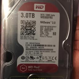 Brand New WD Red 3TB NAS Desktop Hard Disk Drive - Intellipower SATA 6 Gb/s 64MB Cache 3.5 Inch