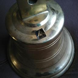 Antike Messing Glocke Schwer laut Waage 3.7 KG
