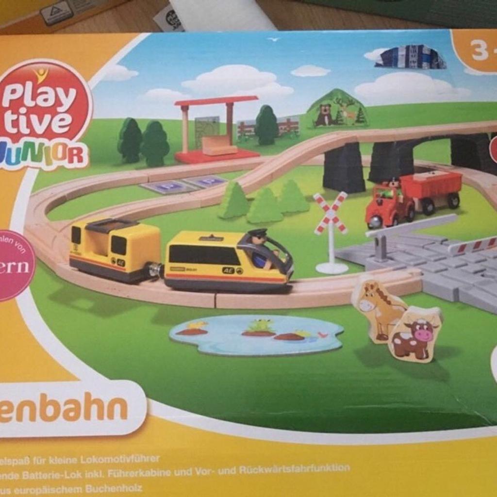 68305 Playtive 140,00 Set | für Junior Verkauf in DE Shpock zum € Mannheim Holzeisenbahn Riesen