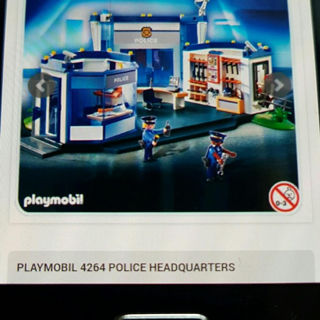 PLAYMOBIL 4264 OU 4263 Commissariat de police city ville policier bandits EUR 39,00 - FR