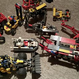 Lego Technik Fahrzeuge (zum Teil neuaufbau nötig) und Ersatzteil Kiste