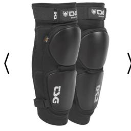 TSG Boulder D30 knee pads. Worn once, couple of slight scuffs on plastic shells but all stitching and material is like new. D30 is soft and pliable under normal conditions and goes hard on impact, making these pads great for downhill and extreme mountain biking. The protection sits over the knee and a large part of the lower leg. There's a plastic cap on both areas to protect you even more. Size is XL but they are more like a Large of most other pads I've owned. Cost £110, looking for £60 Ono