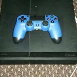 Playstation 4 for sale with all leads and one pad with fifa 17. Works perfectly selling as I don't use it. 150 no offers