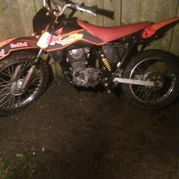 125 pit bike needs work parts missing has had new piston and rings in 80 Ono or swops