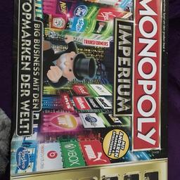 Verkaufe neues Monopoly. Es wurde nur einmal damit gespielt.