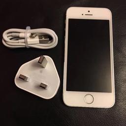 Apple iPhone 5s 16gb white/silver colour unlocked to any network.
The phone is in excellent condition as it had very little use. No scratches at all.
Comes with USB lead and plug.
No box.
