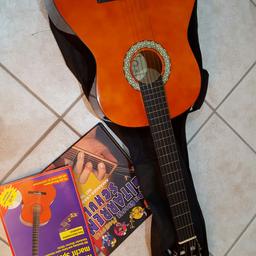 Farbe : hellbraun
Gitarre mit 3 Büchern
Leichte Gebrauchsspuren