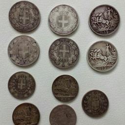 Lotto di monete del regno in argento
Accetto offerte ragionevoli.