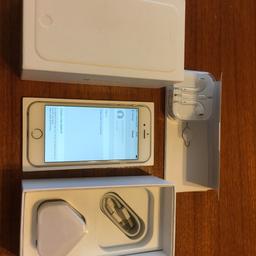 iPhone 6 16gb unlocked to all networks & fully boxed with all accessories.

Overall condition is really good. Its got a few chips from dirt where it has had a case on it as shown in the pictures. Screen has a light scratch barely unnoticeable.

iCloud & passcode has been removed, find my iPhone is off. All ready for new owner.

Whats in the box.
Iphone 6 16gb
Plug
Booklet
Usb cable
Headphones
Sim removal pin

Im Selling for £200, no offers, final price. 

Buy with confidence, thanks for looking.