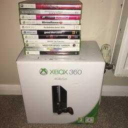 Xbox 360 with 11 games in good condition