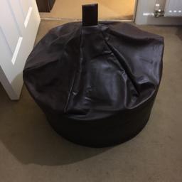One brown bean bag to sell never used brand new