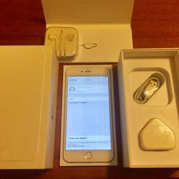 iPhone 6 Plus 64gb Unlocked, immaculate condition, no marks, no scratches, no dents, no faults, screen protector fitted, new replacement iphone only 2 months old.

iCloud & passcode has been removed, find my iPhone is off. All ready for new owner.

Whats in the box:
iPhone 6 Plus
Headphones
Plug & cable
Sim pin
Booklet
Stickers

Selling for £300, no offers, final price. Collection Only.

Buy with confidence... check my reviews. Thanks for looking.