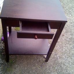 Dark colour side table with draw £5 collection northshore