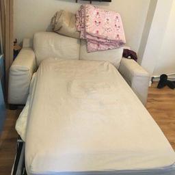 Pull out sofa bed, originally from John Lewis. Very heavy to move but does need some TLC