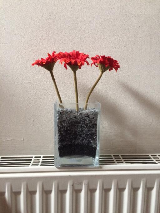 Buy & Sell Walsall Town Centre Walsall - Photos for red flower glass vase ornament