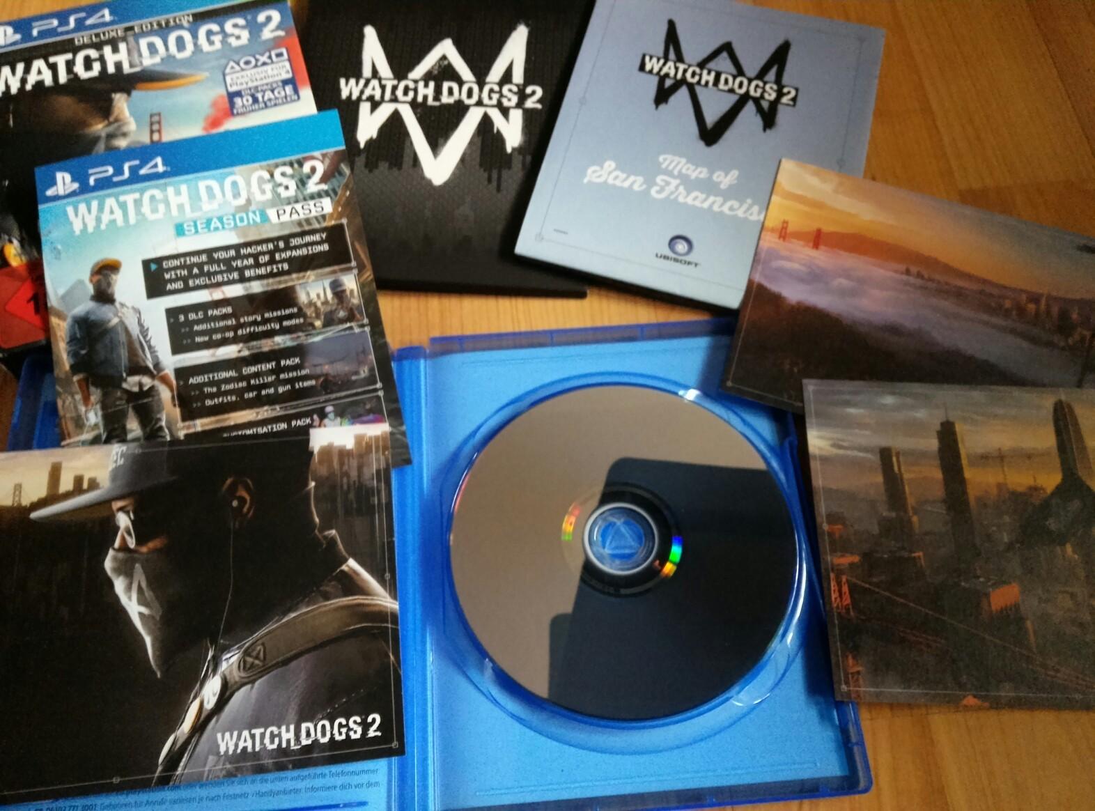 Watch Dogs 2 deluxe Edition für PS4 in 47179 Duisburg für 30,00 € zum ...