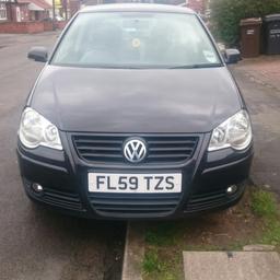 2009 volkswagen polo for sale. 75000 miles one owner from new. Remote central locking with two sets of keys. Isofix on both rear seats in good condition. Tailgate will need attention either respray or replace. Looking for £2500 or nearest offer. Viewings welcome.