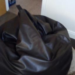 Brown bean bag pick up thirsk still for sale has been messed about!!!